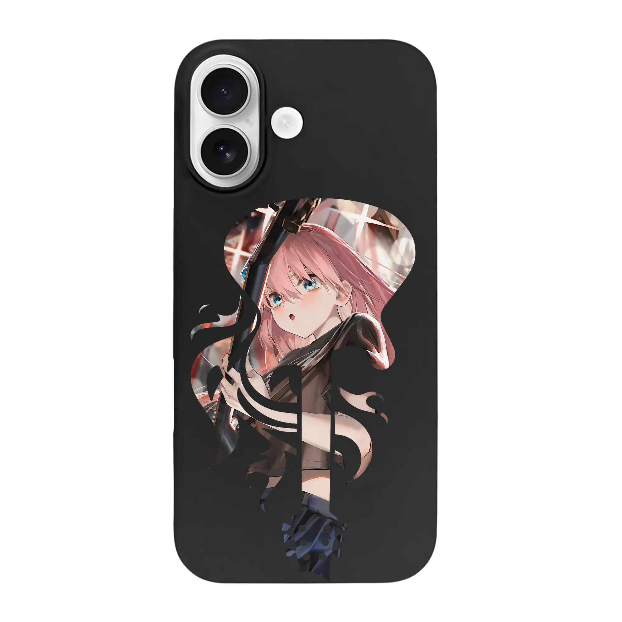 ぼっちざろっく！ グッズ,後藤ひとり - iPhone 17 シリーズ シリコンケース 薄型 耐衝撃 指紋防止 ソフトタッチカバー 精密フィット 傷防止 保護ケース iPhone 17/17 Air/17 Pro/17 Pro Max 対応